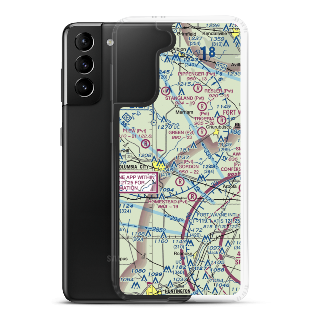 Terry's Airport (3IG3) VFR Sectional Samsung Case Samsung Galaxy S21 Plus model shown