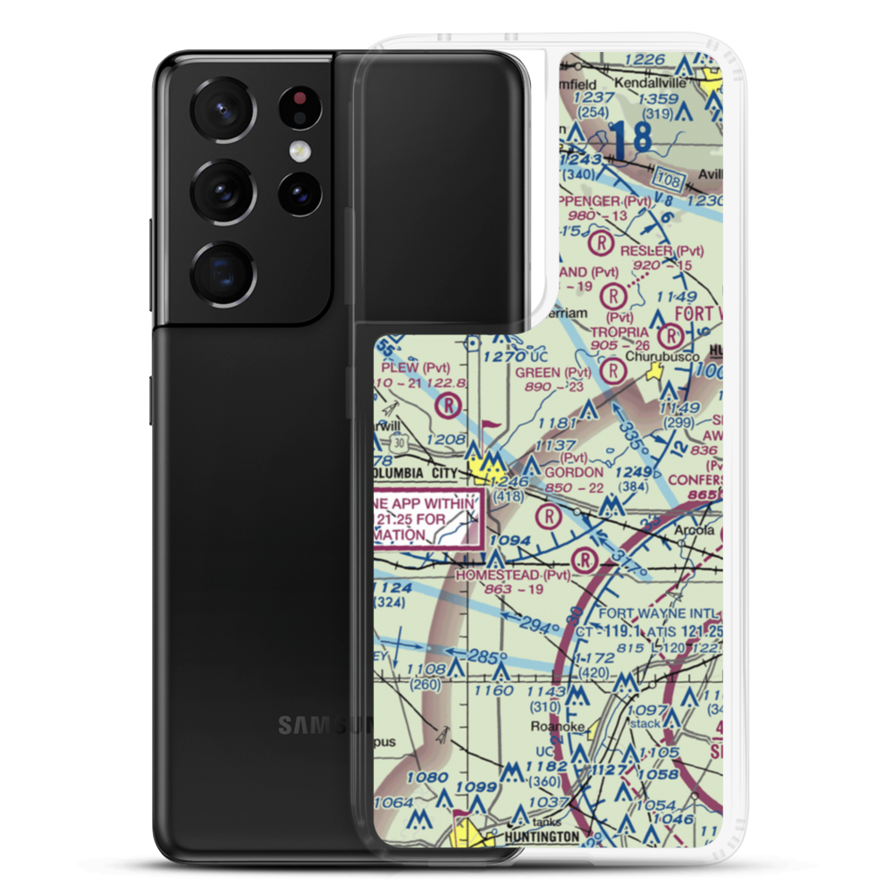 Terry's Airport (3IG3) VFR Sectional Samsung Case Samsung Galaxy S21 Ultra model shown