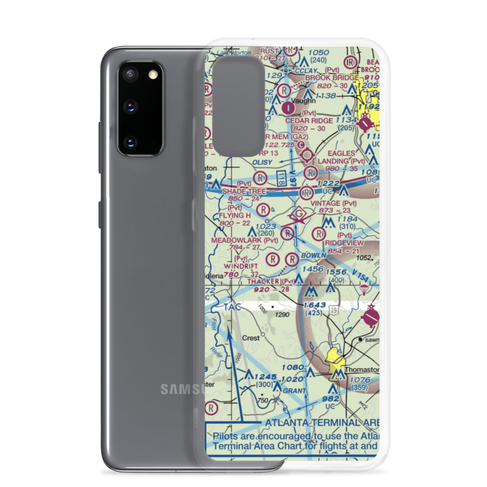 Thacker Field (4GA1) VFR Sectional Samsung Case Samsung Galaxy S20 model shown
