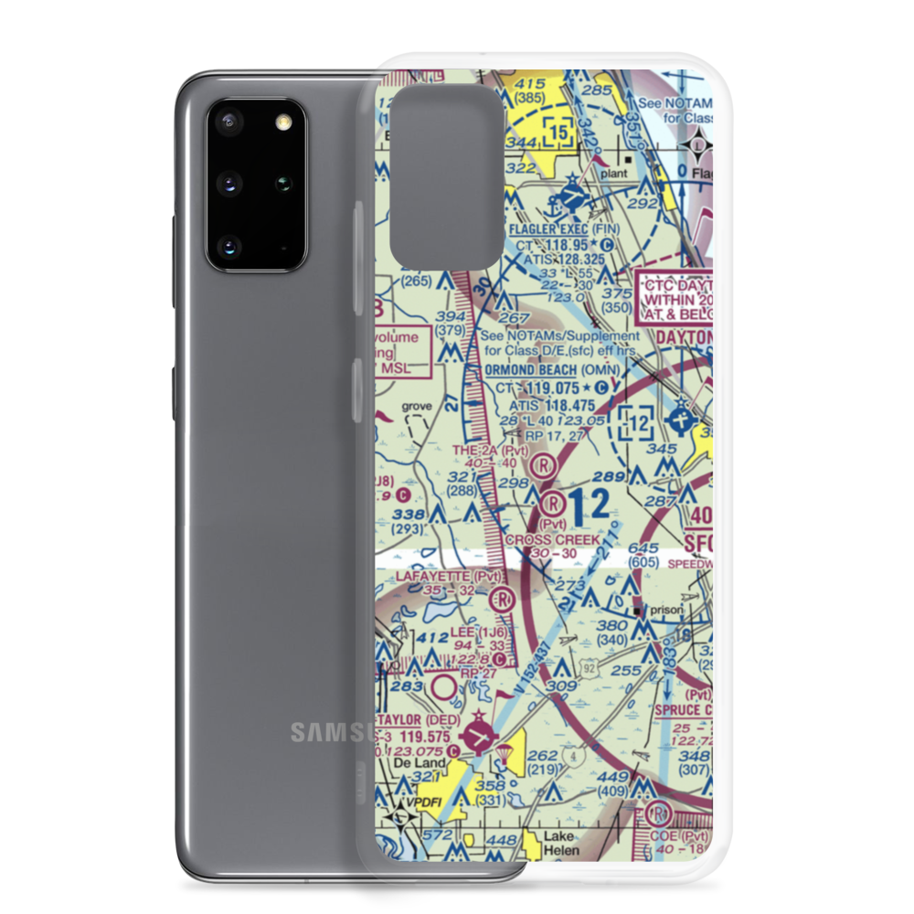 The 2A Ranch Airport (0FD0) VFR Sectional Samsung Case Samsung Galaxy S20 Plus model shown