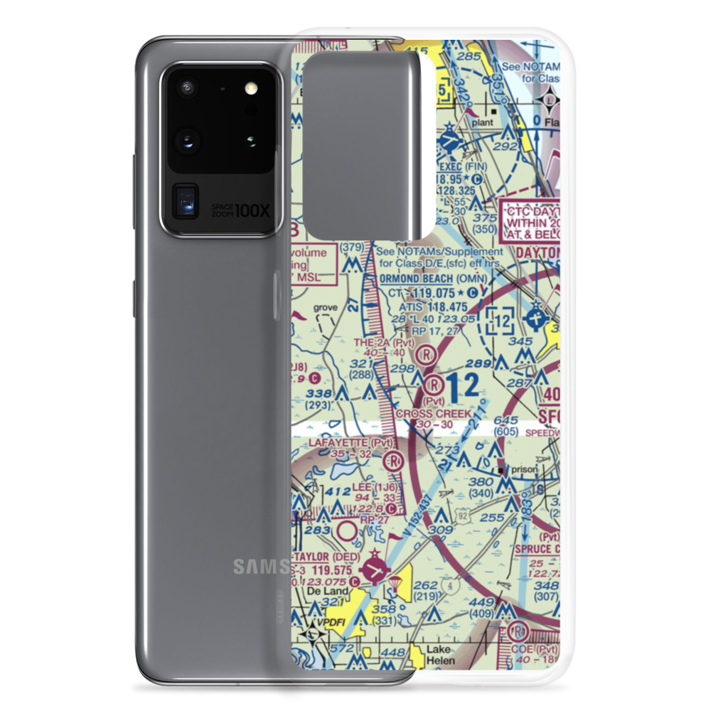The 2A Ranch Airport (0FD0) VFR Sectional Samsung Case Samsung Galaxy S20 Ultra model shown