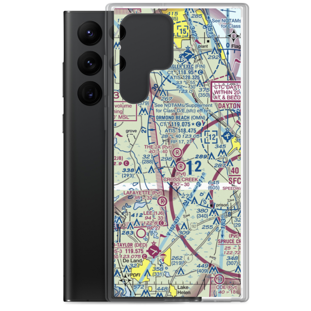 The 2A Ranch Airport (0FD0) VFR Sectional Samsung Case Samsung Galaxy S22 Ultra model shown