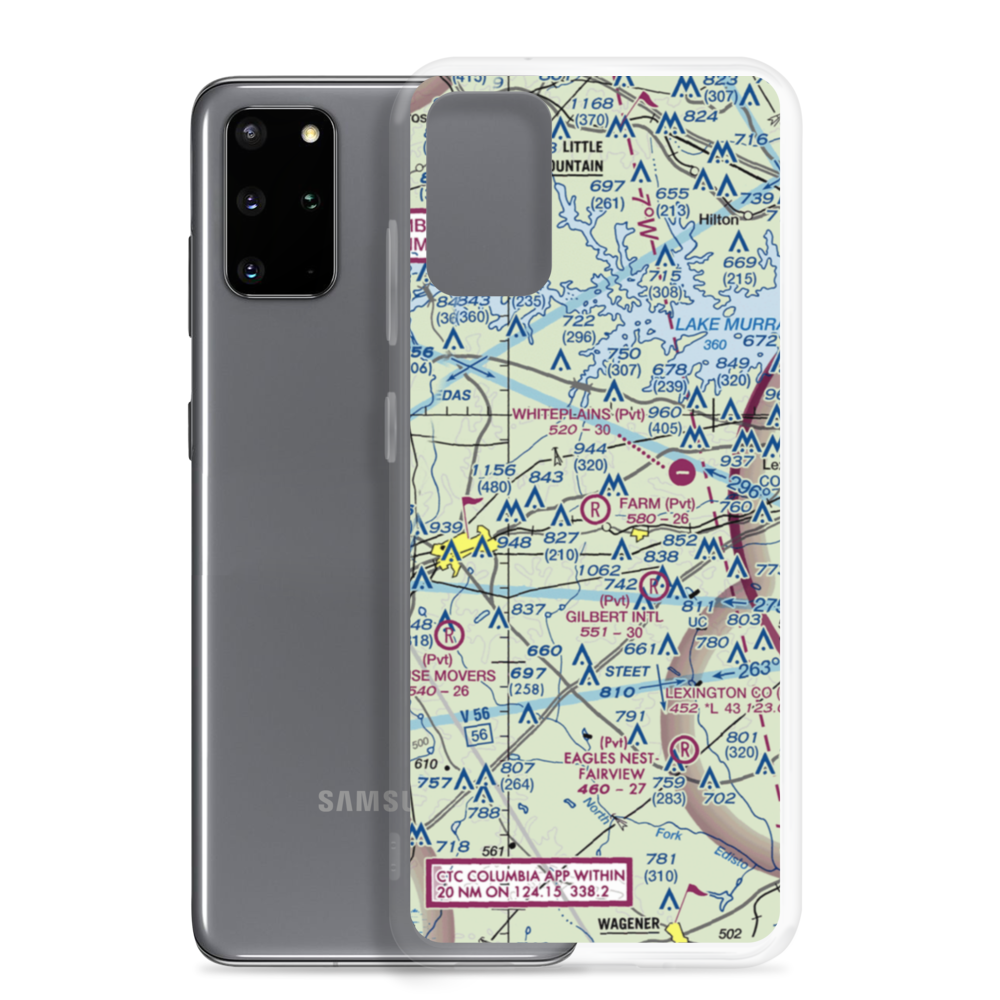 The Farm Airport (24SC) VFR Sectional Samsung Case Samsung Galaxy S20 Plus model shown