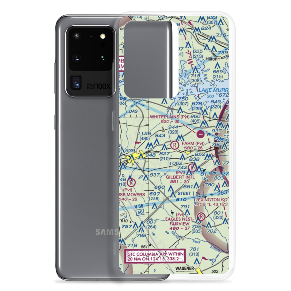 The Farm Airport (24SC) VFR Sectional Samsung Case Samsung Galaxy S20 Ultra model shown
