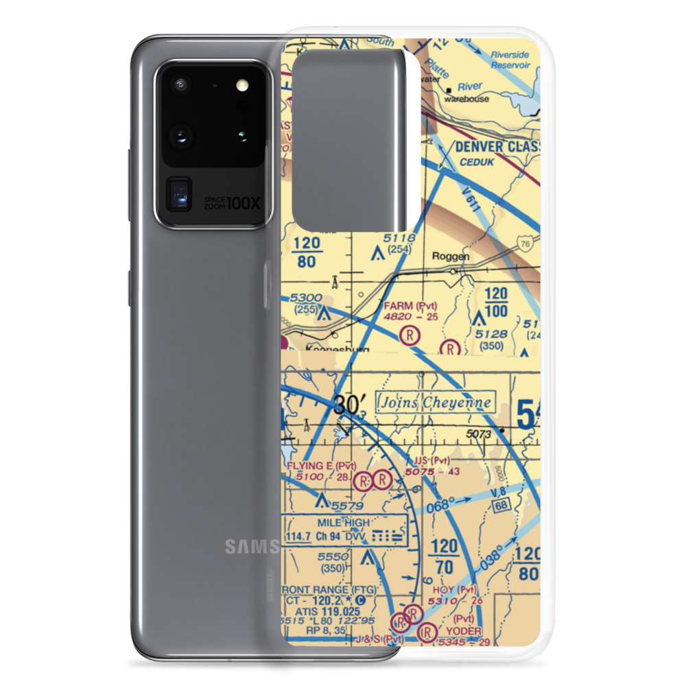 The Farm Airport (62CO) VFR Sectional Samsung Case Samsung Galaxy S20 Ultra model shown