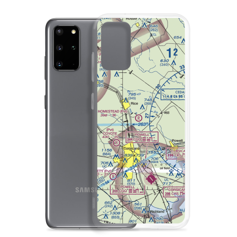 The Homestead Airport (90TE) VFR Sectional Samsung Case Samsung Galaxy S20 Plus model shown