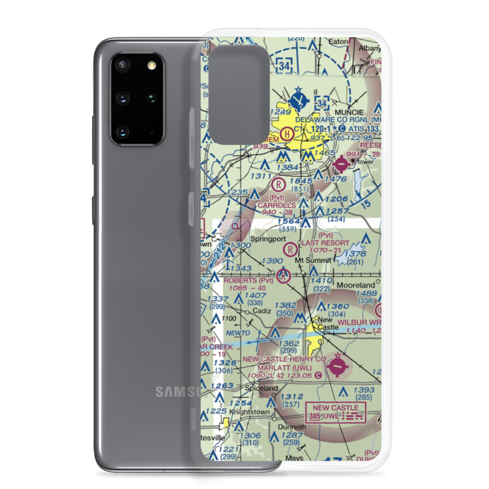 The Last Resort Airport (7IN9) VFR Sectional Samsung Case Samsung Galaxy S20 Plus model shown
