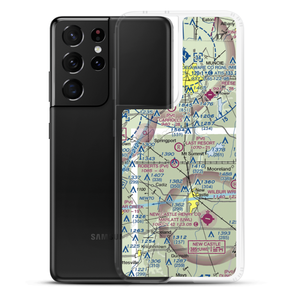 The Last Resort Airport (7IN9) VFR Sectional Samsung Case Samsung Galaxy S21 Ultra model shown