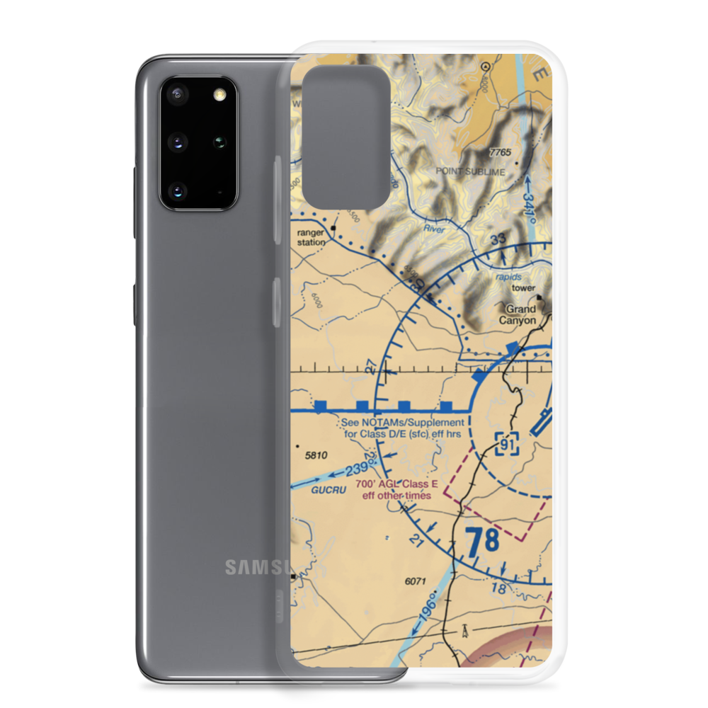 The Ranch Airport (US-0019) VFR Sectional Samsung Case Samsung Galaxy S20 Plus model shown
