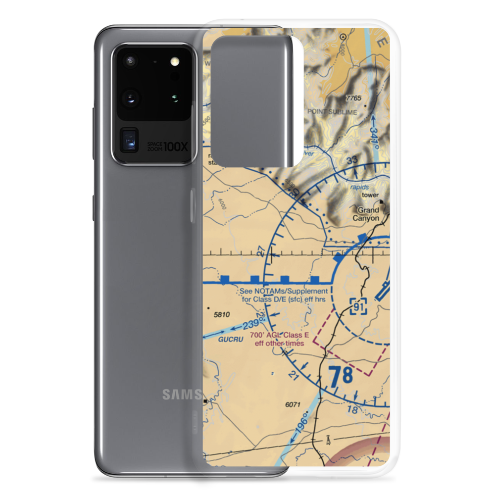 The Ranch Airport (US-0019) VFR Sectional Samsung Case Samsung Galaxy S20 Ultra model shown