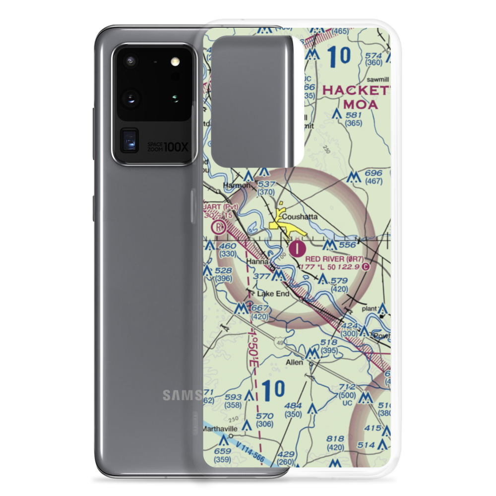 The Red River Airport (0R7) VFR Sectional Samsung Case Samsung Galaxy S20 Ultra model shown