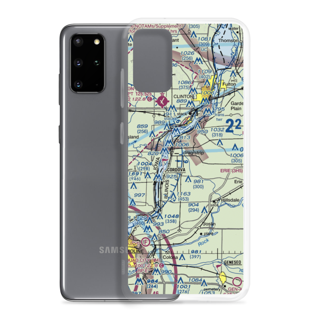 The Sandbox Airport (32LL) VFR Sectional Samsung Case Samsung Galaxy S20 Plus model shown
