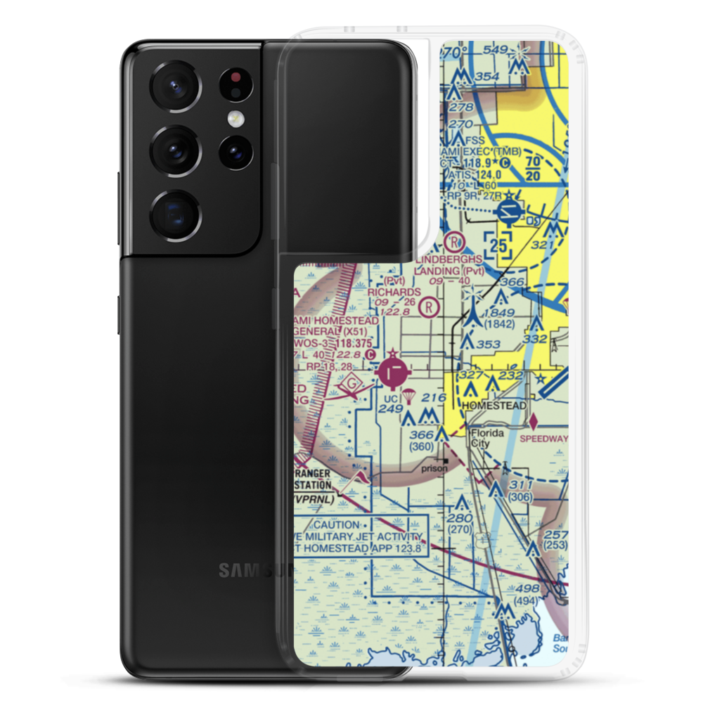 The Wright Place STOLport (4FD3) VFR Sectional Samsung Case Samsung Galaxy S21 Ultra model shown