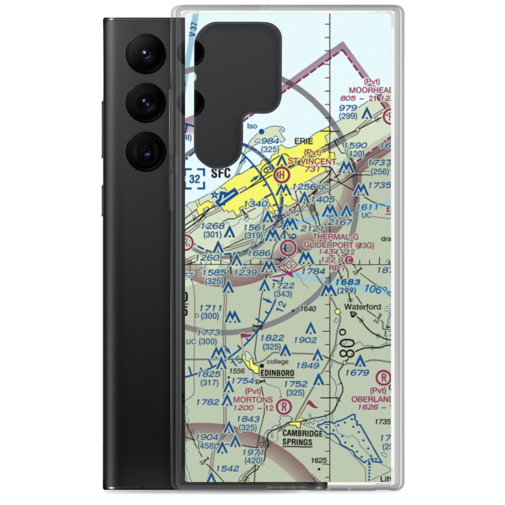 Thermal G. Ranch Gliderport (03G) VFR Sectional Samsung Case Samsung Galaxy S22 Ultra model shown