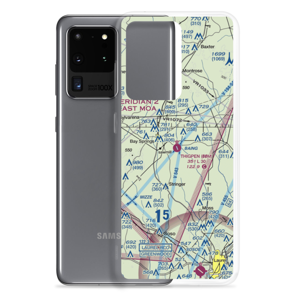 Thigpen Field (00M) VFR Sectional Samsung Case Samsung Galaxy S20 Ultra model shown