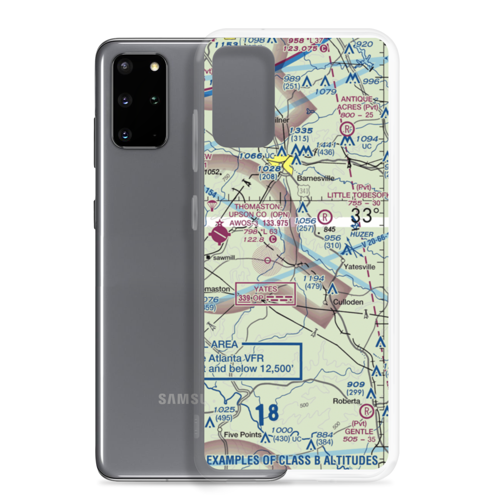 Thistle Field (GA49) VFR Sectional Samsung Case Samsung Galaxy S20 Plus model shown