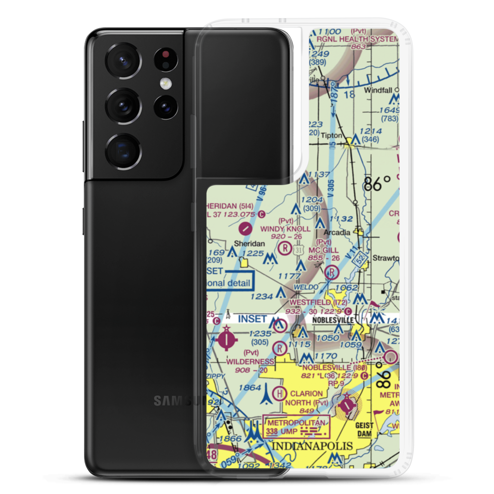 Thomas Airport (3IN9) VFR Sectional Samsung Case Samsung Galaxy S21 Ultra model shown