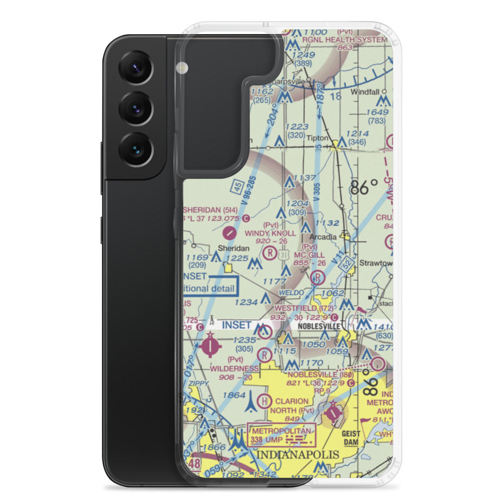 Thomas Airport (3IN9) VFR Sectional Samsung Case Samsung Galaxy S22 Plus model shown