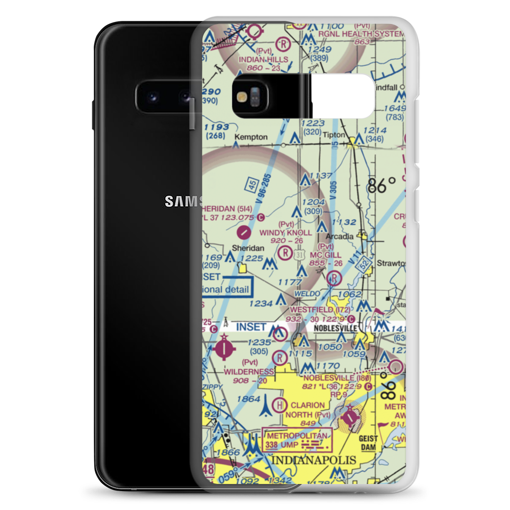 Thomas Airport (3IN9) VFR Sectional Samsung Case Samsung Galaxy S10+ model shown