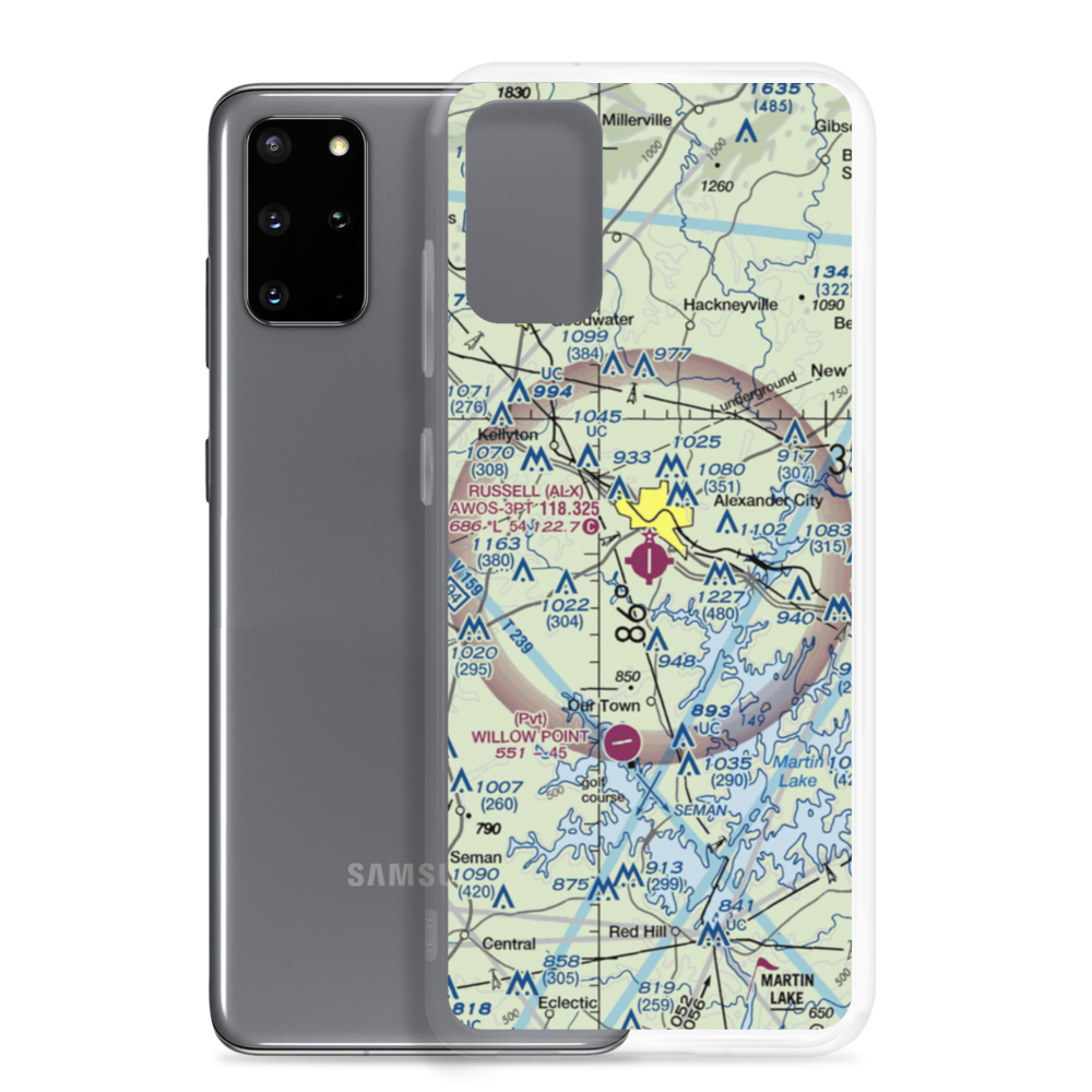 Thomas C Russell Field (ALX) VFR Sectional Samsung Case Samsung Galaxy S20 Plus model shown