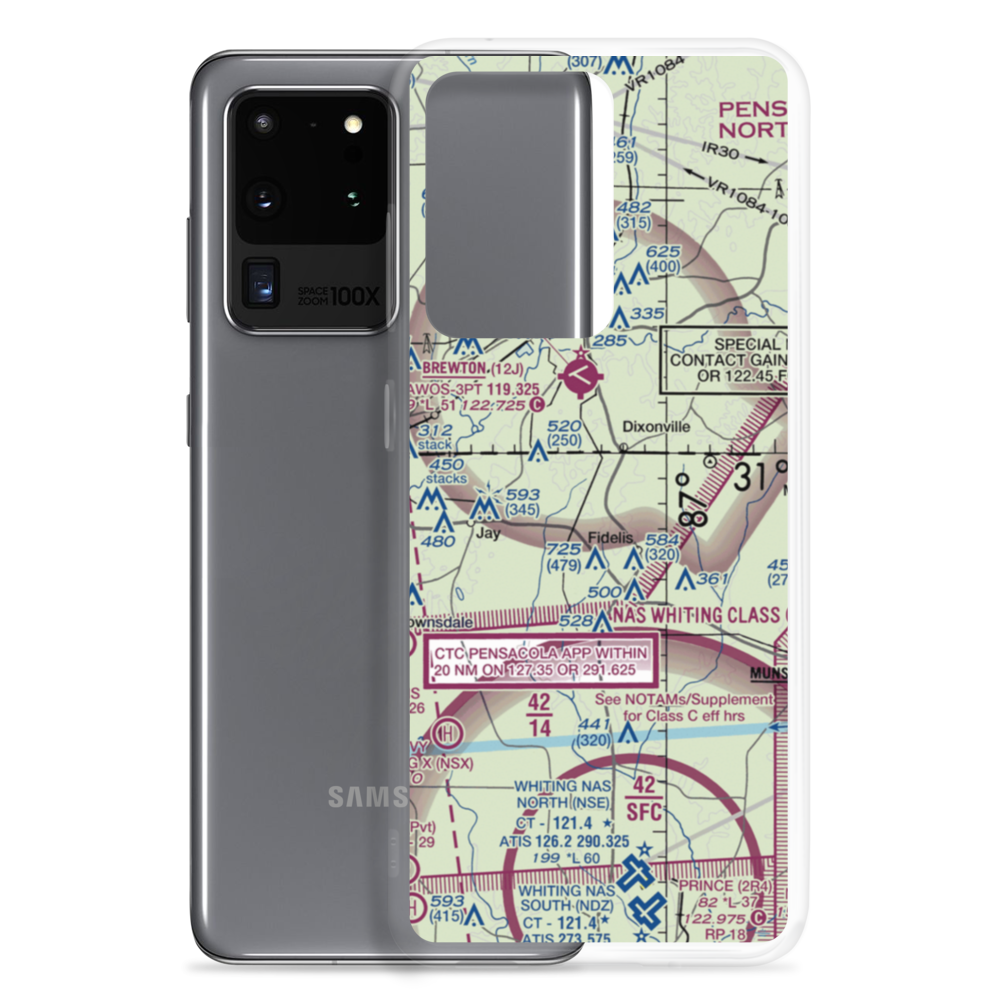 Thomas Farms Airport (85FL) VFR Sectional Samsung Case Samsung Galaxy S20 Ultra model shown