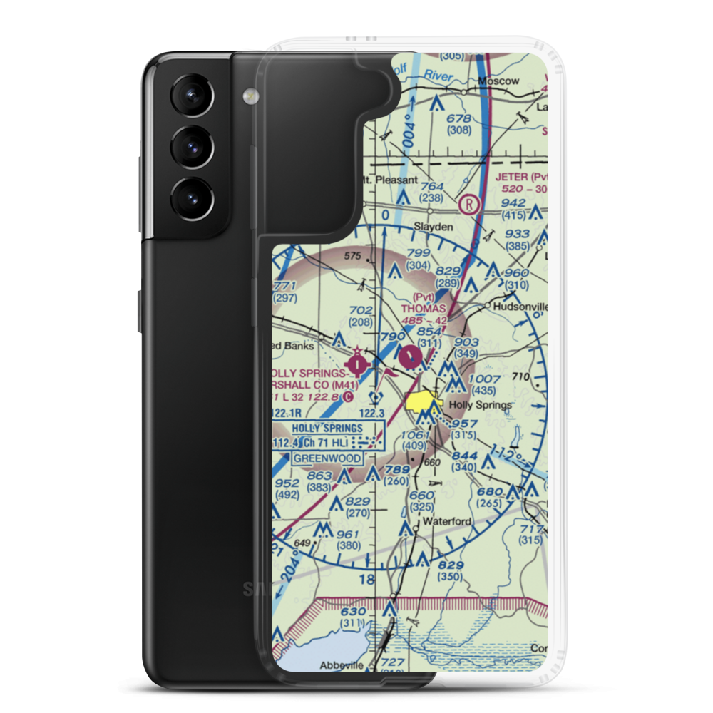 Thomas Field (3MS1) VFR Sectional Samsung Case Samsung Galaxy S21 Plus model shown
