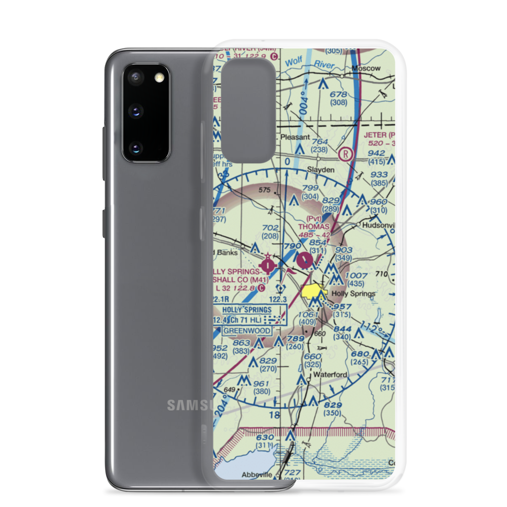 Thomas Field (3MS1) VFR Sectional Samsung Case Samsung Galaxy S20 model shown