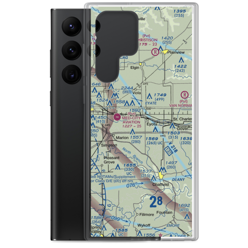 Thomas Field (MY37) VFR Sectional Samsung Case Samsung Galaxy S22 Ultra model shown