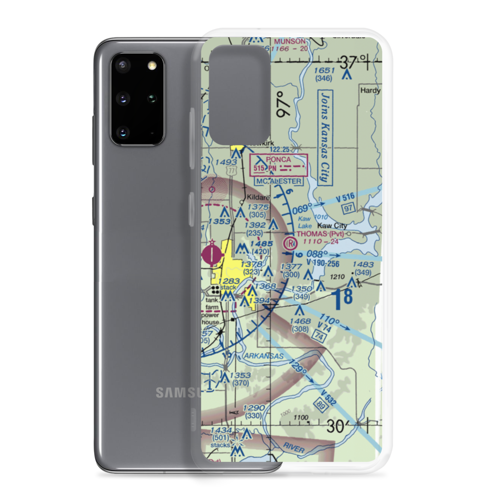 Thomas Landing Airport (27OK) VFR Sectional Samsung Case Samsung Galaxy S20 Plus model shown