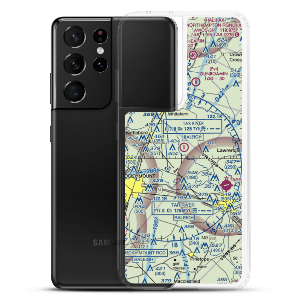 Thompson Farms Airport (6NC5) VFR Sectional Samsung Case Samsung Galaxy S21 Ultra model shown