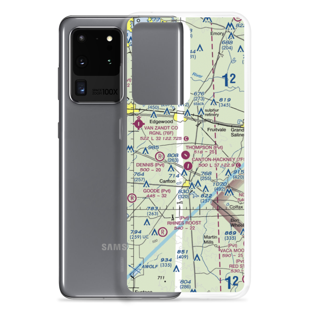 Thompson Field (1TA7) VFR Sectional Samsung Case Samsung Galaxy S20 Ultra model shown