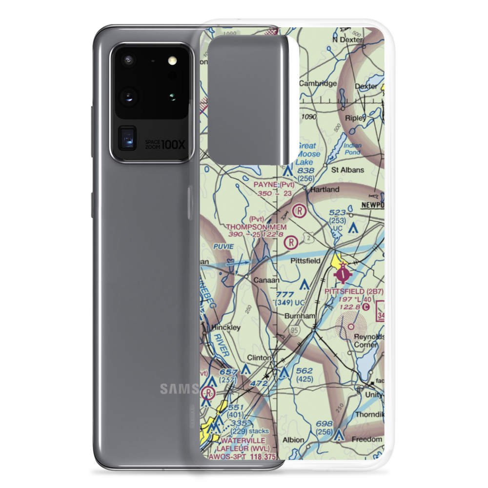 Thompson Memorial Field (ME62) VFR Sectional Samsung Case Samsung Galaxy S20 Ultra model shown