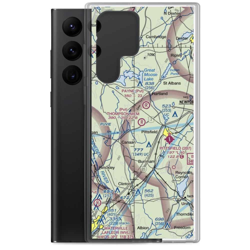 Thompson Memorial Field (ME62) VFR Sectional Samsung Case Samsung Galaxy S22 Ultra model shown