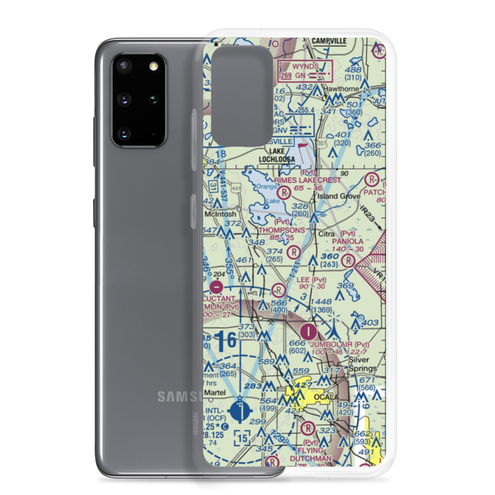 Thompson's Goinbroke Aero Ranch Airport (9FD5) VFR Sectional Samsung Case Samsung Galaxy S20 Plus model shown