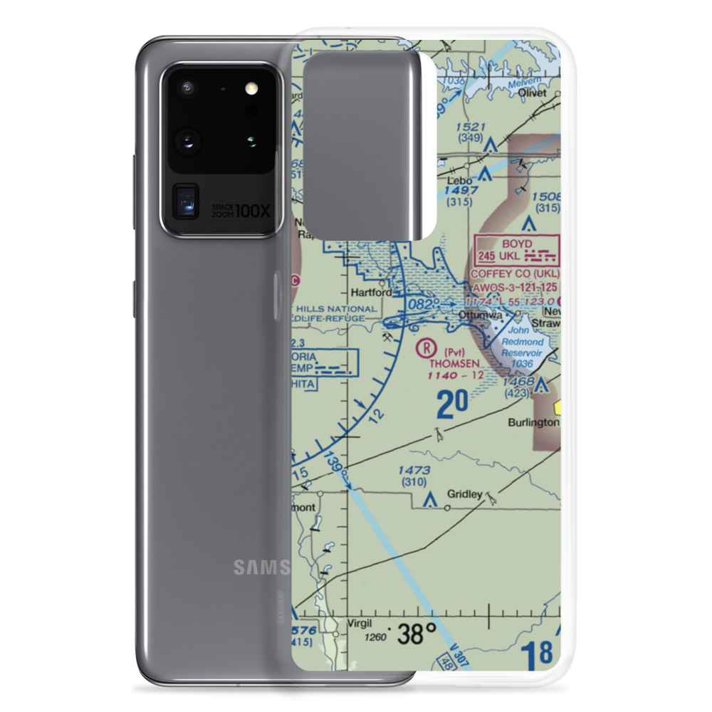 Thomsen Field (4KS6) VFR Sectional Samsung Case Samsung Galaxy S20 Ultra model shown