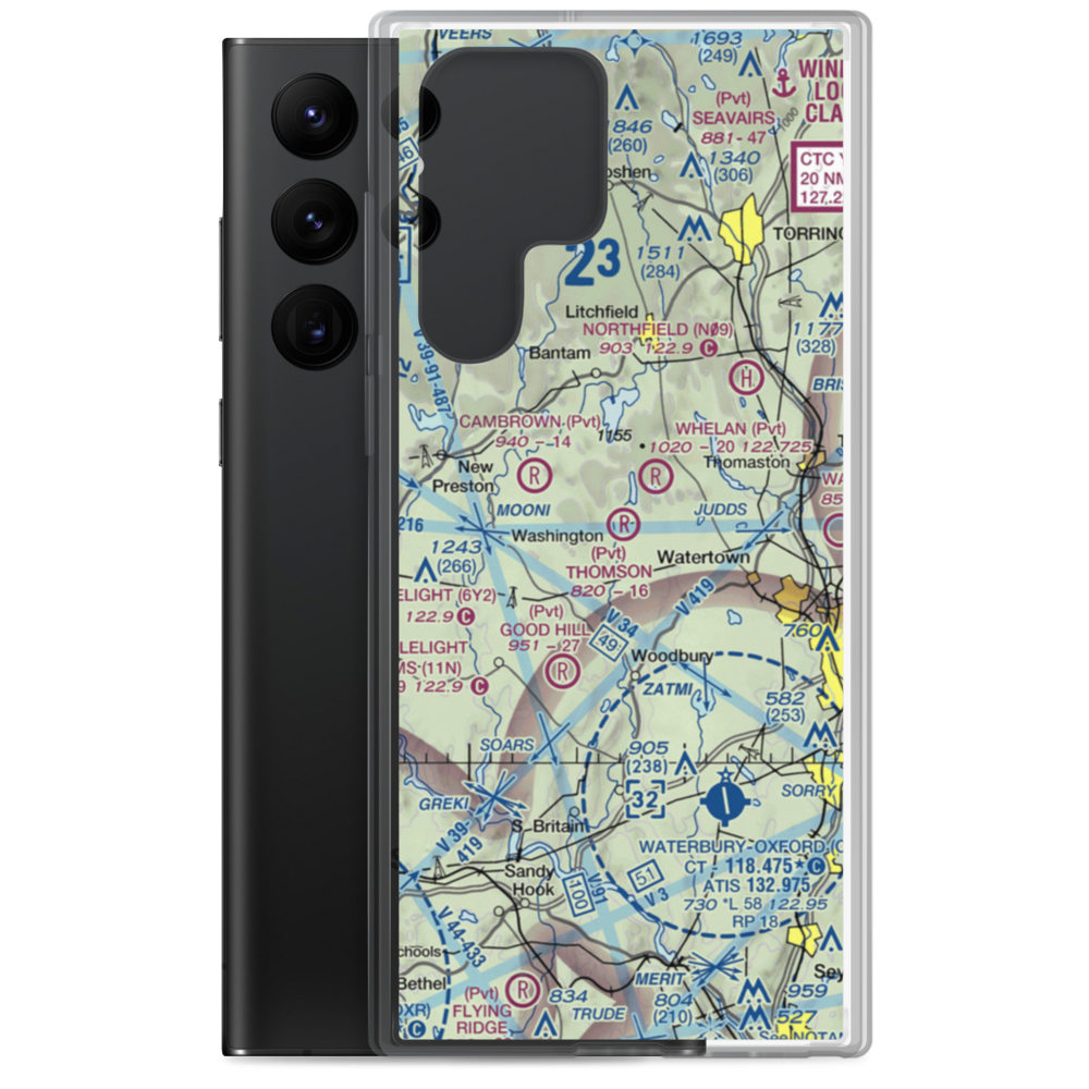Thomson Field (5CT5) VFR Sectional Samsung Case Samsung Galaxy S22 Ultra model shown