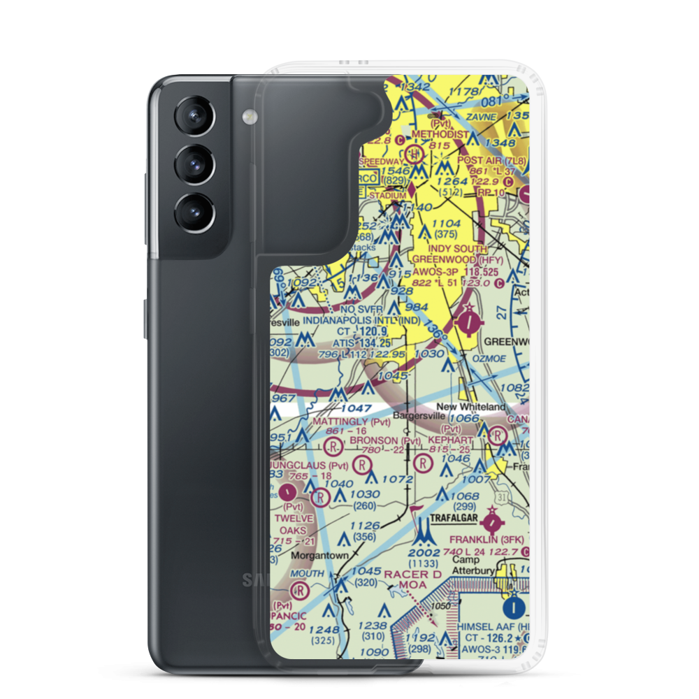 Thorn Field (7II9) VFR Sectional Samsung Case Samsung Galaxy S21 model shown