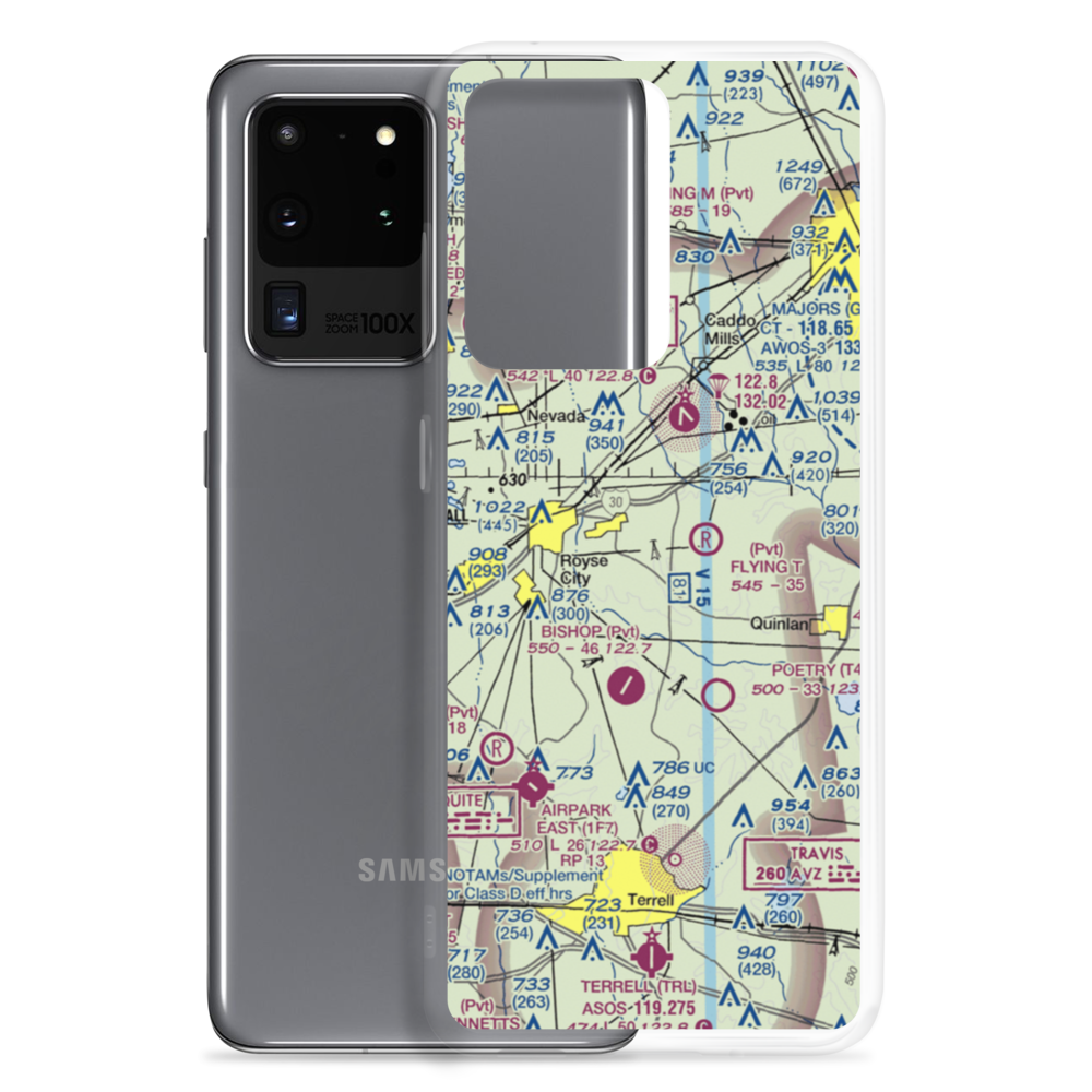Thorny Woods Airport (XA33) VFR Sectional Samsung Case Samsung Galaxy S20 Ultra model shown