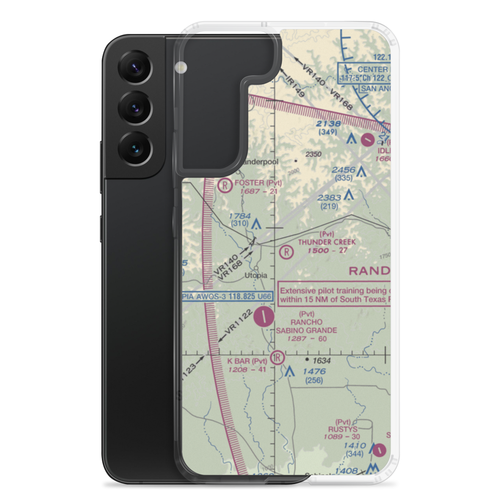 Thunder Creek Airport (95TA) VFR Sectional Samsung Case Samsung Galaxy S22 Plus model shown