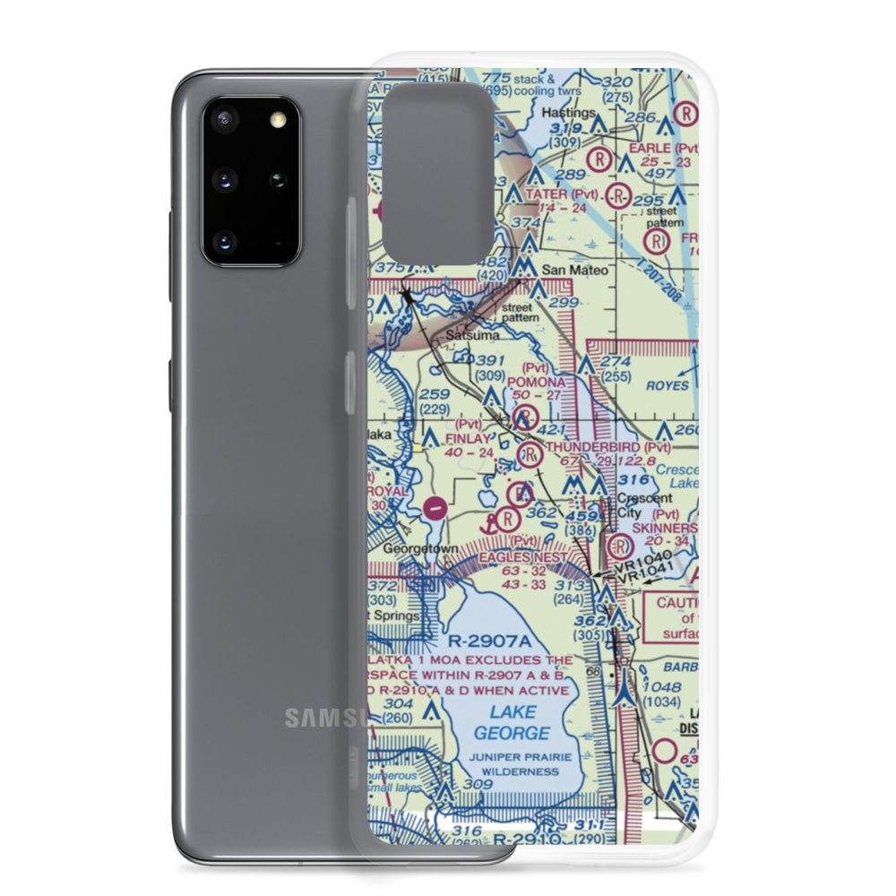Thunderbird Air Park (2FA5) VFR Sectional Samsung Case Samsung Galaxy S20 Plus model shown
