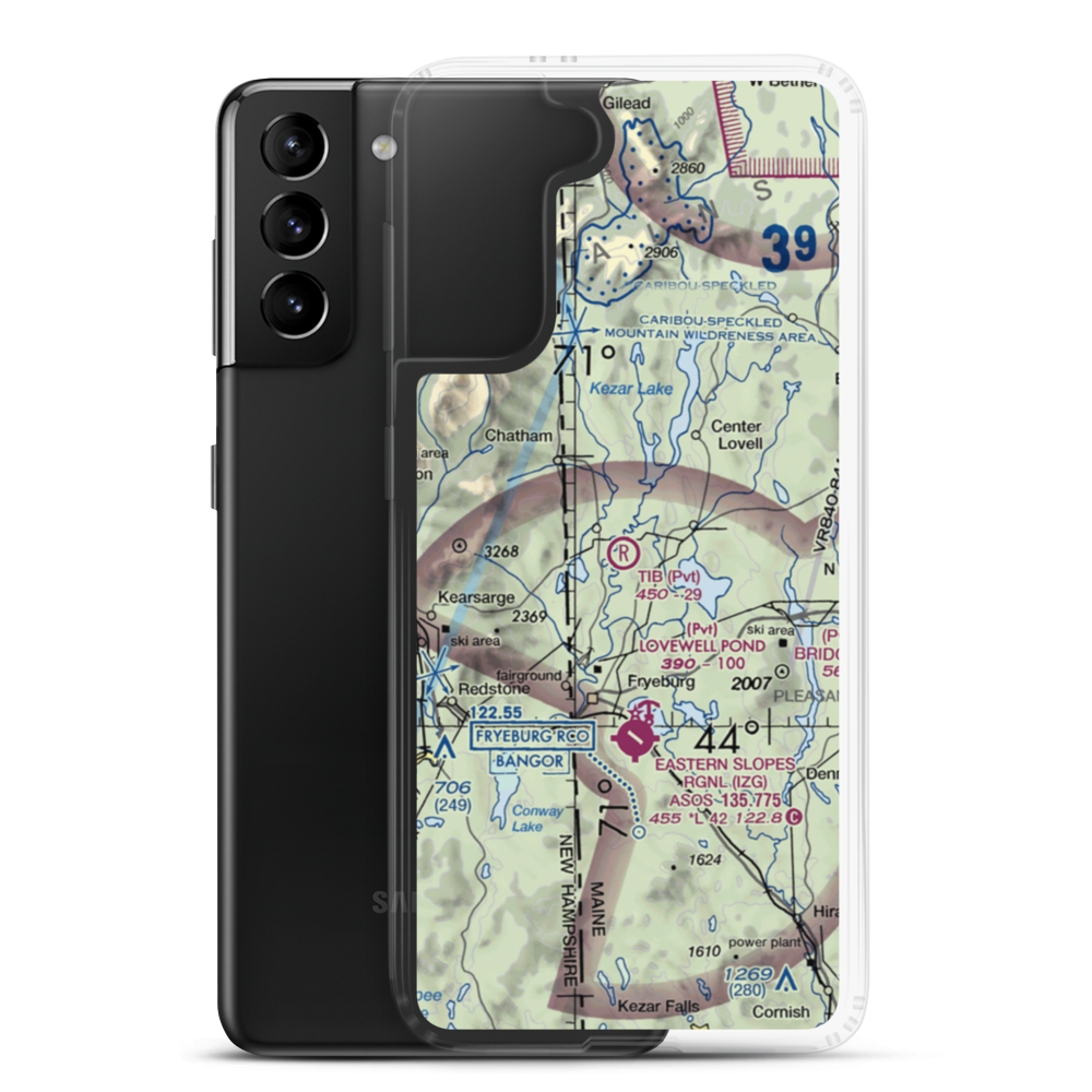 Tib Field (40ME) VFR Sectional Samsung Case Samsung Galaxy S21 Plus model shown