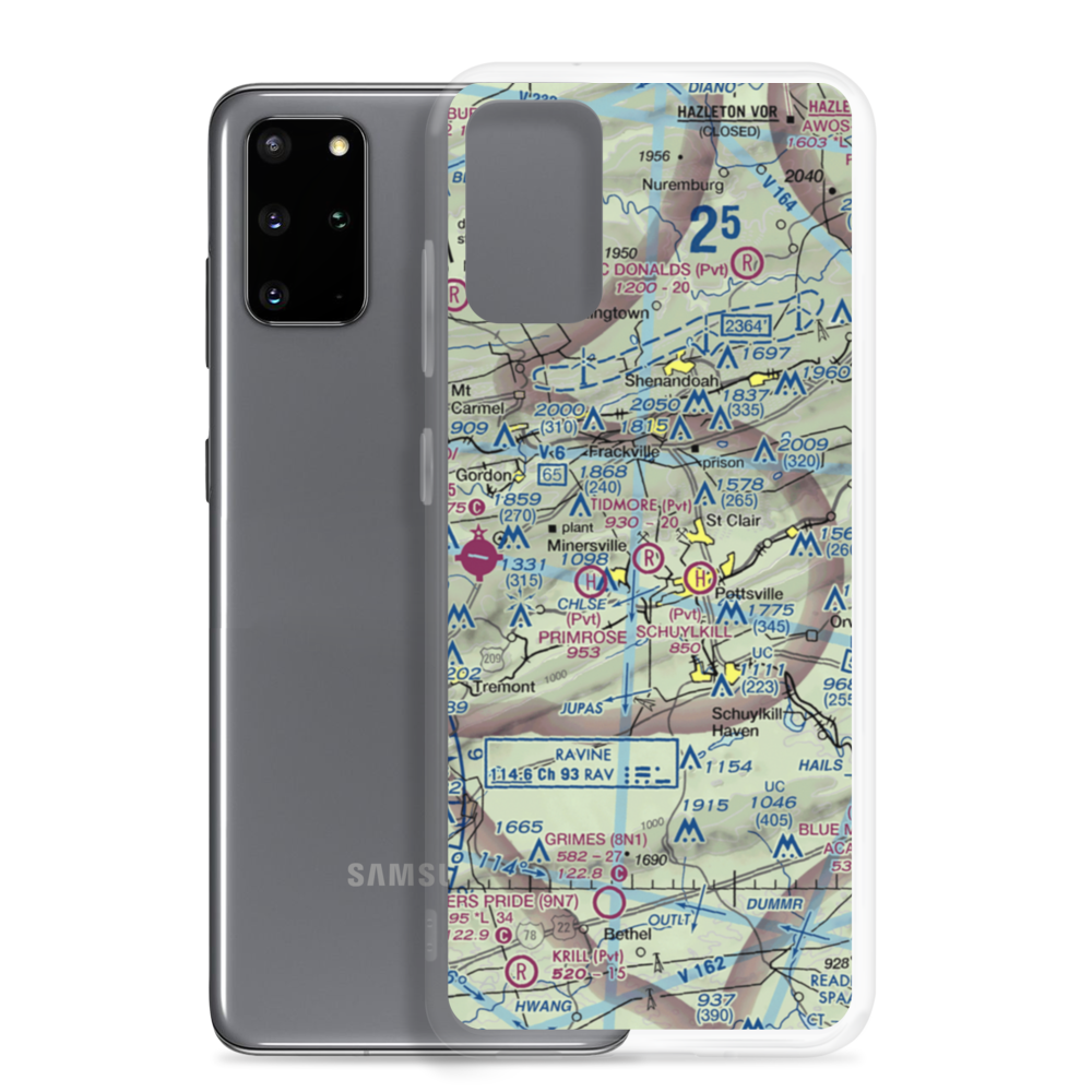 Tidmore Airport (7PN0) VFR Sectional Samsung Case Samsung Galaxy S20 Plus model shown
