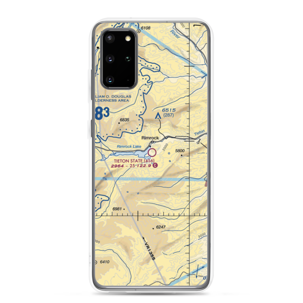 Tieton State Airport (4S6) VFR Sectional Samsung Case Samsung Galaxy S20 Plus model shown