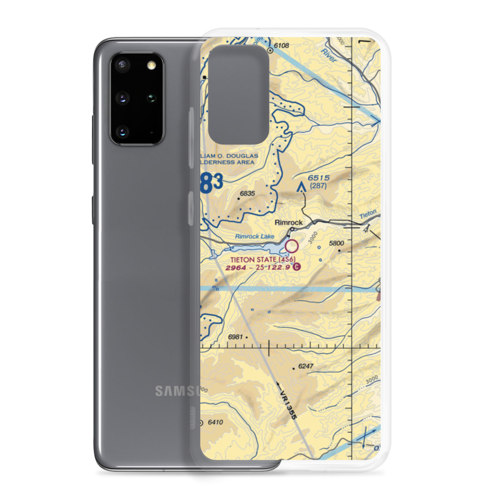Tieton State Airport (4S6) VFR Sectional Samsung Case Samsung Galaxy S20 Plus model shown