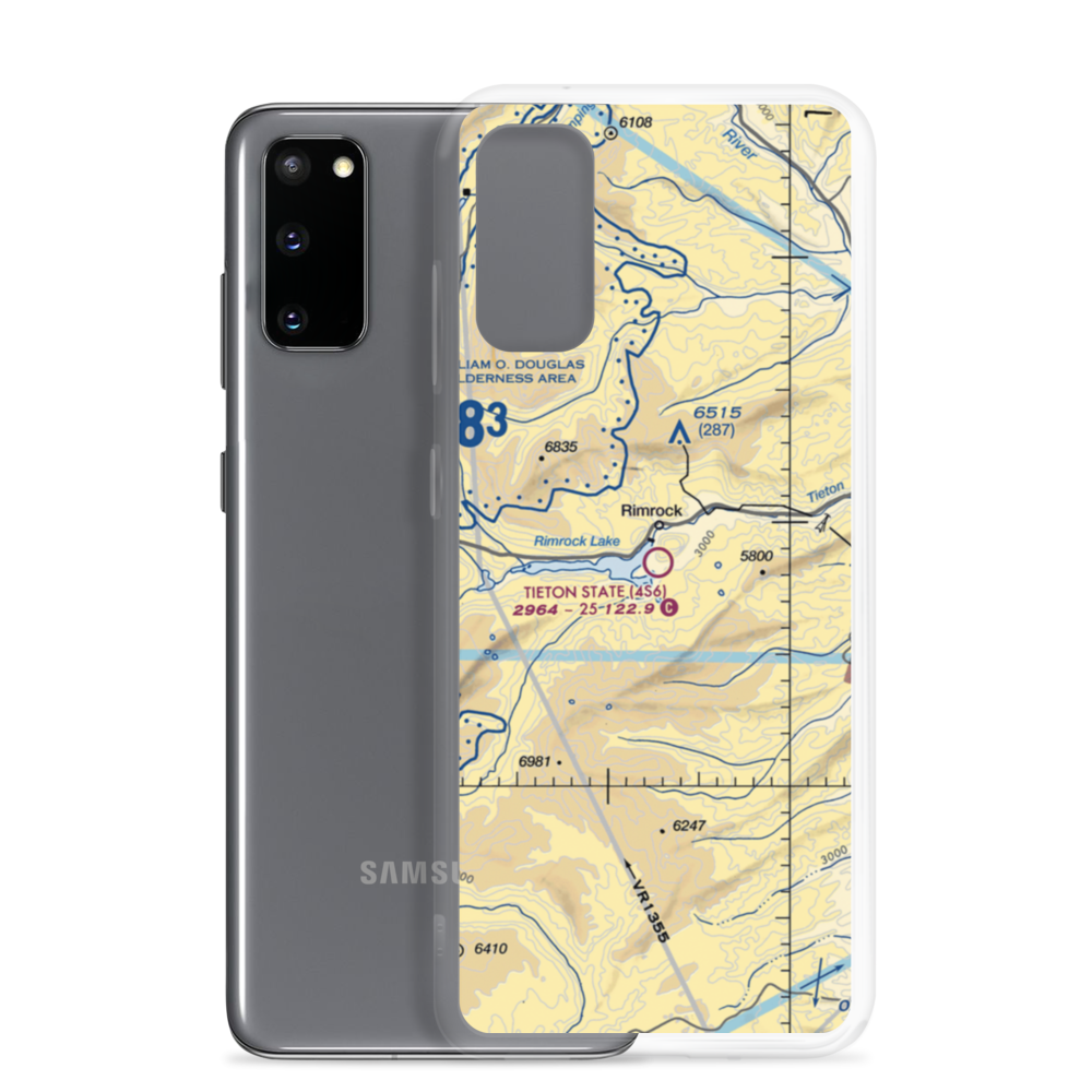 Tieton State Airport (4S6) VFR Sectional Samsung Case Samsung Galaxy S20 model shown