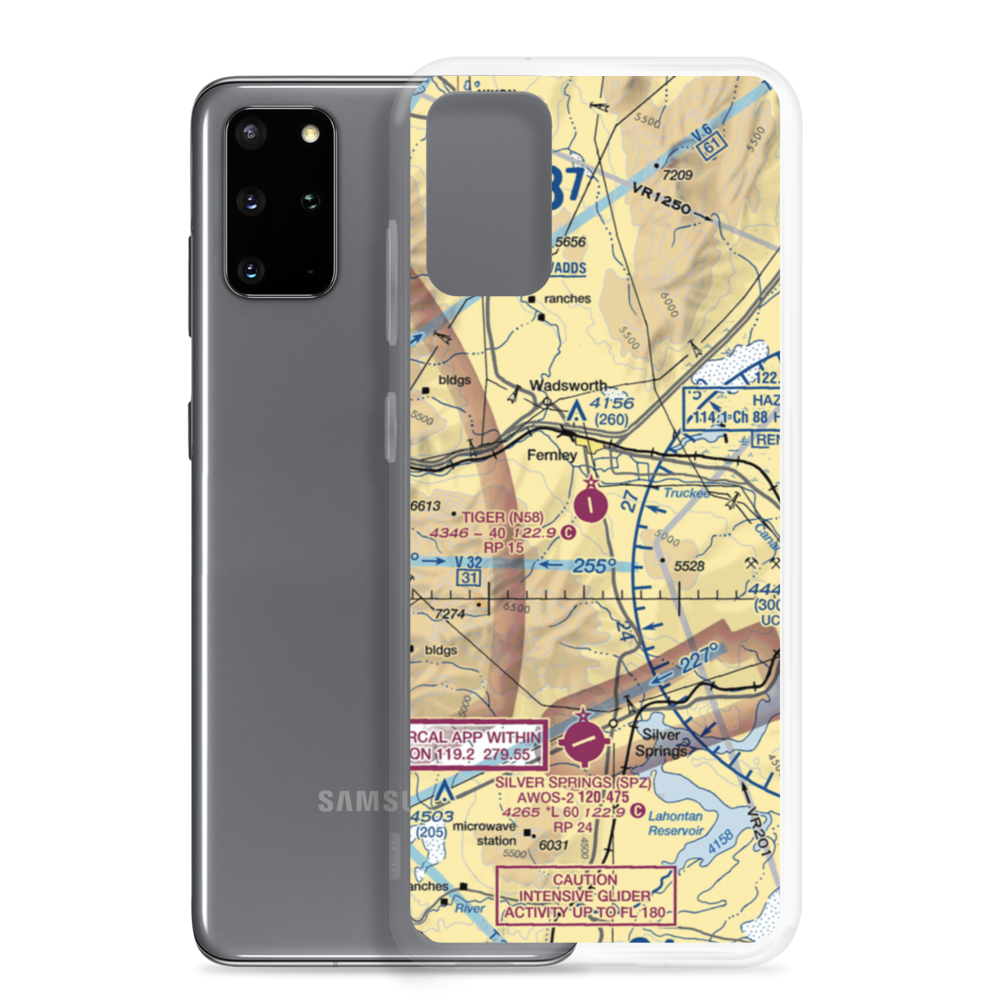 Tiger Field (N58) VFR Sectional Samsung Case Samsung Galaxy S20 Plus model shown