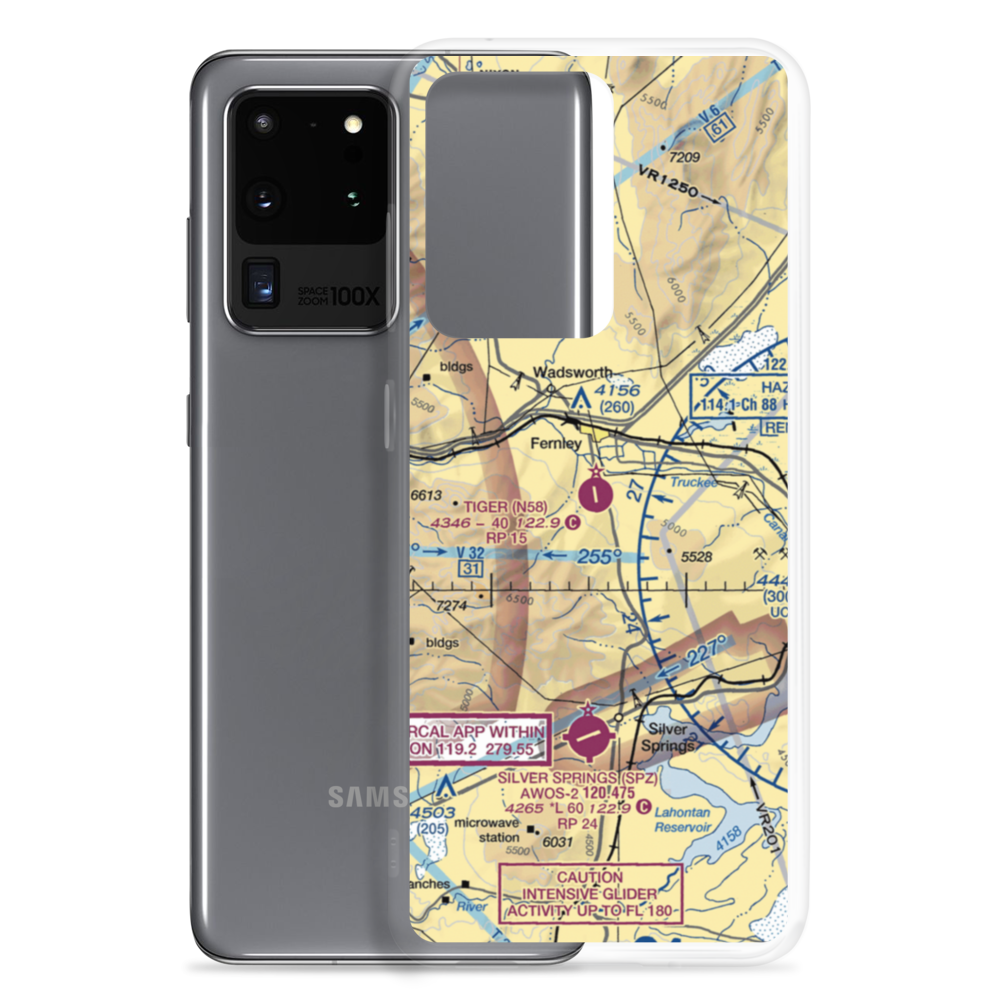 Tiger Field (N58) VFR Sectional Samsung Case Samsung Galaxy S20 Ultra model shown