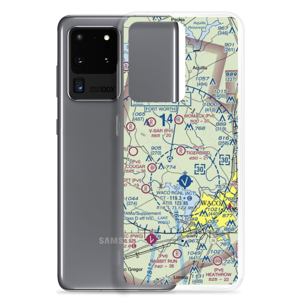 Tigerbird Field (2TS3) VFR Sectional Samsung Case Samsung Galaxy S20 Ultra model shown