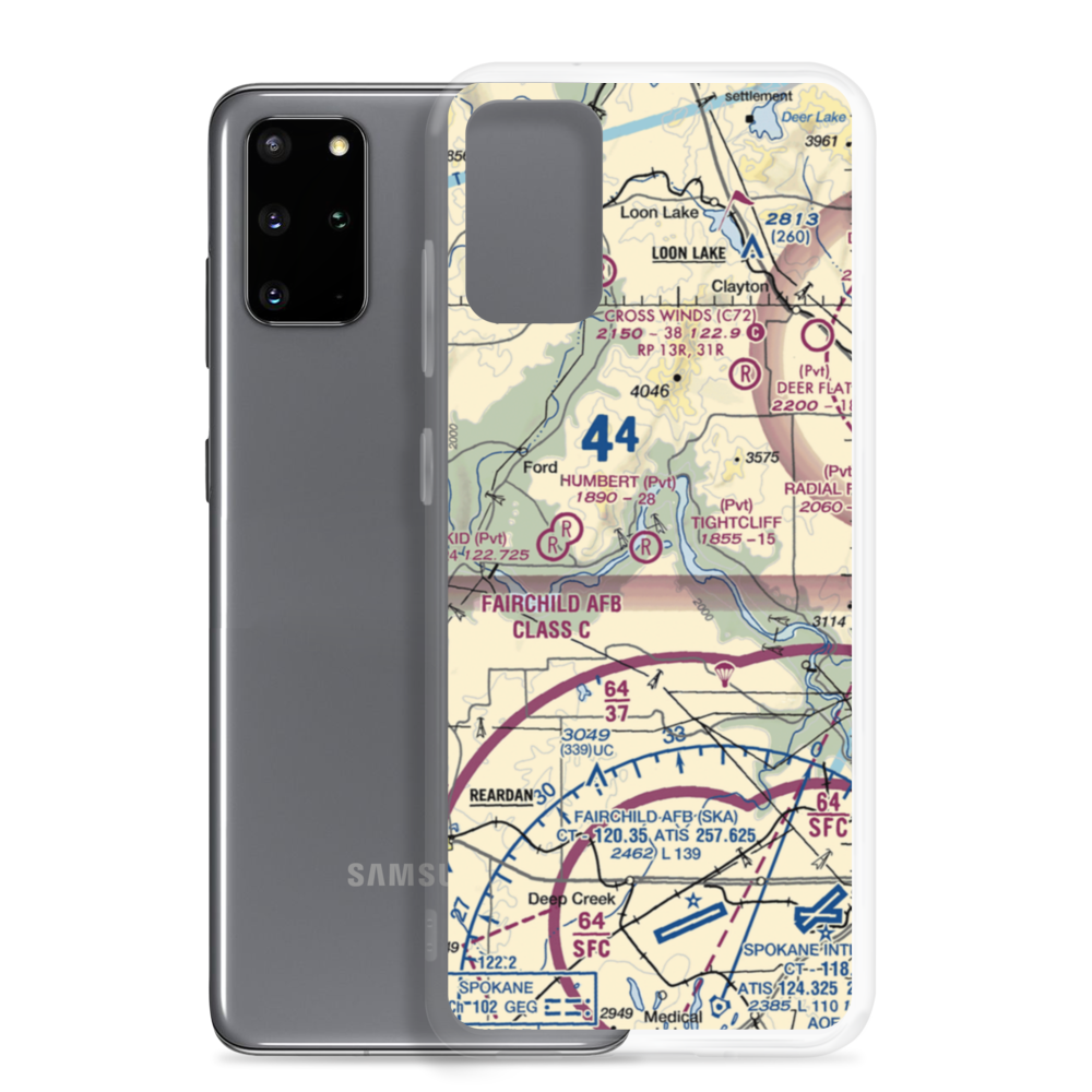 Tightcliff Airport (16WA) VFR Sectional Samsung Case Samsung Galaxy S20 Plus model shown