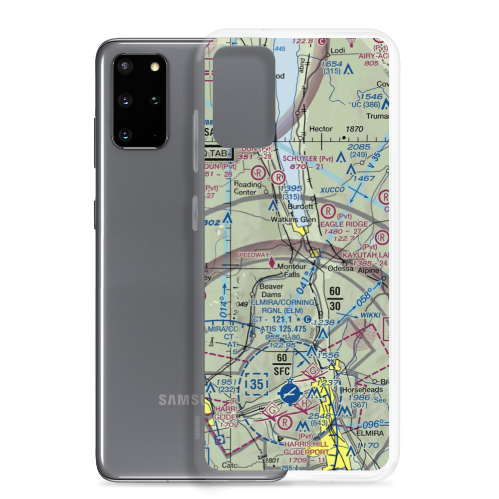Tilden Airport (NK24) VFR Sectional Samsung Case Samsung Galaxy S20 Plus model shown